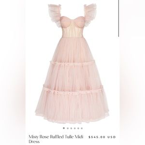 Milla tulle pink dress
